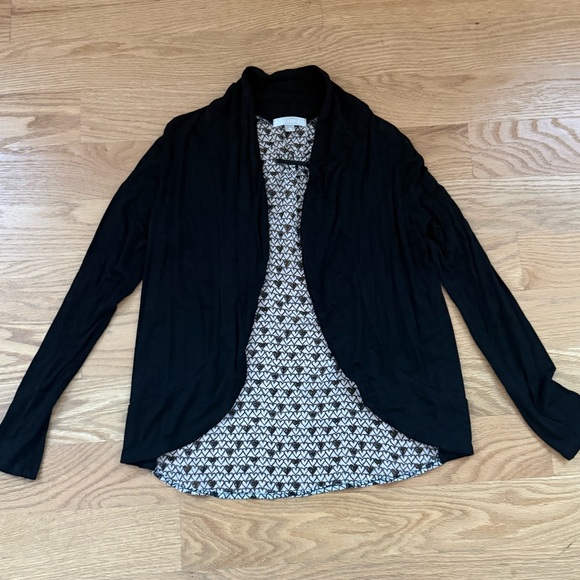 Tractr 2 Piece Tank And Cardigan,  Hearts Print, Girls, Size M, Worn - Picture 1 of 10